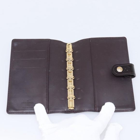 LOUIS VUITTON Monogram Vernis Agenda PM Cover Amarante R21026 LV Auth 204380A