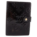 LOUIS VUITTON Monogram Vernis Agenda PM Cover Amarante R21026 LV Auth 204380A-13
