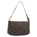 LOUIS VUITTON Monogram Pochette Accessoires Pouch M51980 LV Auth 204385-1