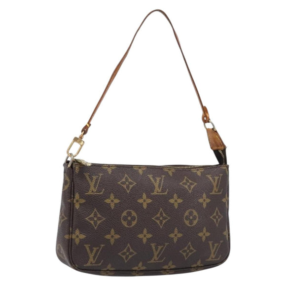 LOUIS VUITTON Monogram Pochette Accessoires Pouch M51980 LV Auth 204385
