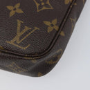 LOUIS VUITTON Monogram Pochette Accessoires Pouch M51980 LV Auth 204385-18
