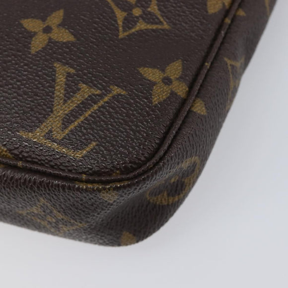 LOUIS VUITTON Monogram Pochette Accessoires Pouch M51980 LV Auth 204385
