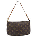 LOUIS VUITTON Monogram Pochette Accessoires Pouch M51980 LV Auth 204385-13