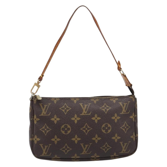 LOUIS VUITTON Monogram Pochette Accessoires Pouch M51980 LV Auth 204385