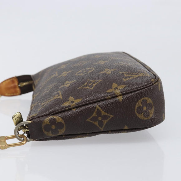 LOUIS VUITTON Monogram Pochette Accessoires Pouch M51980 LV Auth 204385
