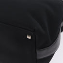 Salvatore Ferragamo Gancini Tote Bag Canvas Black Silver Auth 204386-16