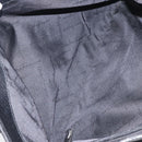 Salvatore Ferragamo Gancini Tote Bag Canvas Black Silver Auth 204386-23