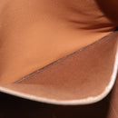 CELINE Macadam Canvas Tote Bag PVC Leather Brown Gold Auth 204387-27