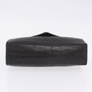 BALLY Hand Bag Leather Black Gold Auth 204388-6