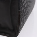 BALLY Hand Bag Leather Black Gold Auth 204388-4
