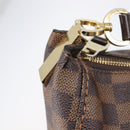 LOUIS VUITTON Damier Ebene Portobello PM Shoulder Bag N41184 LV Auth 204397-20
