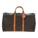 LOUIS VUITTON Monogram Keepall 50 Boston Bag M41426 LV Auth 204399A-2
