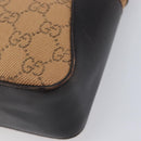 GUCCI GG Canvas Hand Bag Beige Silver 73984 Auth 204400-16