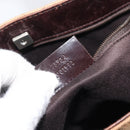 GUCCI GG Canvas Hand Bag Beige Silver 73984 Auth 204400-12