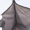 BOTTEGA VENETA INTRECCIATO Clutch Bag Leather Gray Auth 204402-17