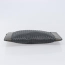 BOTTEGA VENETA INTRECCIATO Clutch Bag Leather Gray Auth 204402-7