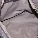 BOTTEGA VENETA INTRECCIATO Hand Bag Leather Dark Brown Silver Auth 204404-11