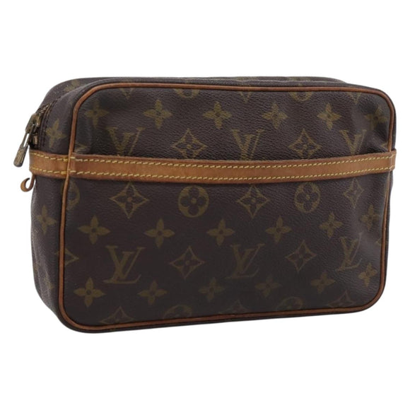 LOUIS VUITTON Monogram Compiegne 23 Clutch Bag M51847 LV Auth 204410
