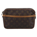 LOUIS VUITTON Monogram Compiegne 23 Clutch Bag M51847 LV Auth 204410-13