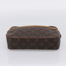 LOUIS VUITTON Monogram Compiegne 23 Clutch Bag M51847 LV Auth 204410-6