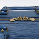LOUIS VUITTON Epi Keepall 50 Boston Bag Blue M42965 LV Auth 204418-14