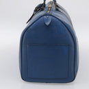 LOUIS VUITTON Epi Keepall 50 Boston Bag Blue M42965 LV Auth 204418-5