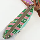 PRADA Tote Bag Vinyl Multicolor Silver Auth 204422A-27
