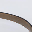 CELINE Hand Bag Leather Beige Gold Auth 204424-9