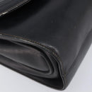 GUCCI Shoulder Bag Leather Black Gold 99 001 3414 Auth 204427-13