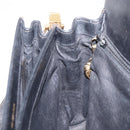 GUCCI Shoulder Bag Leather Black Gold 99 001 3414 Auth 204427-23