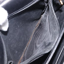 GUCCI Shoulder Bag Leather Black Gold 99 001 3414 Auth 204427-25