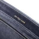 GUCCI Shoulder Bag Leather Black Gold 99 001 3414 Auth 204427-28
