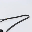 GUCCI Shoulder Bag Leather Black Gold 99 001 3414 Auth 204427-8