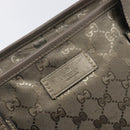 GUCCI GG Implementation Hand Bag PVC Gold Silver 211138 Auth 204428-17