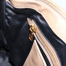 Miu Miu Hand Bag Vitellolux 2way Beige Gold Auth 204430V-25