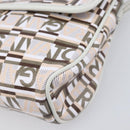 Salvatore Ferragamo Shoulder Bag PVC Canvas Multicolor Silver Auth 204433-10