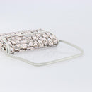 Salvatore Ferragamo Shoulder Bag PVC Canvas Multicolor Silver Auth 204433-7