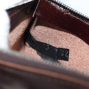 FENDI Zucca Canvas Hand Bag Ivory Gold Auth 204436-23