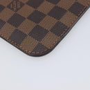 LOUIS VUITTON Damier Ebene Neverfull MM Pouch LV Auth 204437A-16
