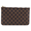 LOUIS VUITTON Damier Ebene Neverfull MM Pouch LV Auth 204437A-13
