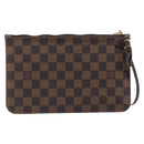 LOUIS VUITTON Damier Ebene Neverfull MM Pouch LV Auth 204437A-2
