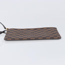 LOUIS VUITTON Damier Ebene Neverfull MM Pouch LV Auth 204437A-6