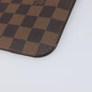 LOUIS VUITTON Damier Ebene Neverfull MM Pouch LV Auth 204437A-7