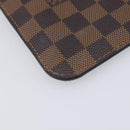 LOUIS VUITTON Damier Ebene Neverfull MM Pouch LV Auth 204437A-14