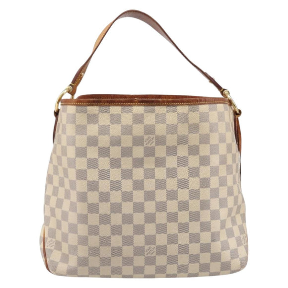 LOUIS VUITTON Damier Azur Delightful PM Shoulder Bag N41447 LV Auth 204440