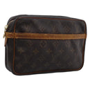 LOUIS VUITTON Monogram Compiegne 23 Clutch Bag M51847 LV Auth 204446-1