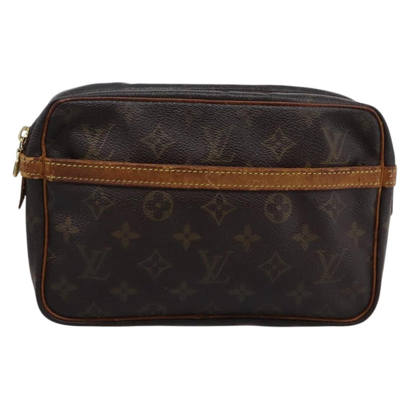 LOUIS VUITTON Monogram Compiegne 23 Clutch Bag M51847 LV Auth 204446