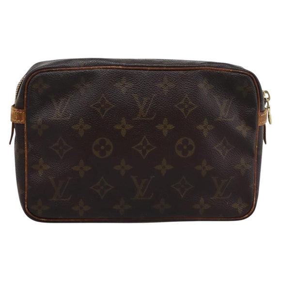 LOUIS VUITTON Monogram Compiegne 23 Clutch Bag M51847 LV Auth 204446