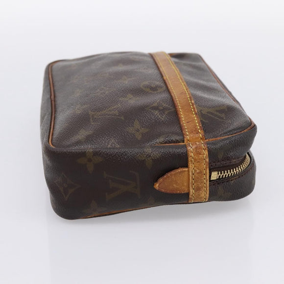 LOUIS VUITTON Monogram Compiegne 23 Clutch Bag M51847 LV Auth 204446
