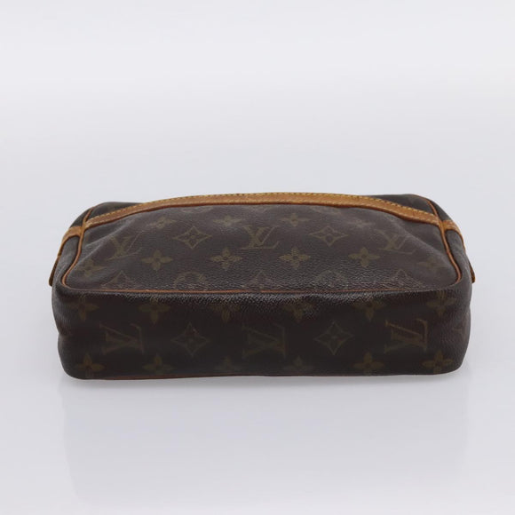 LOUIS VUITTON Monogram Compiegne 23 Clutch Bag M51847 LV Auth 204446